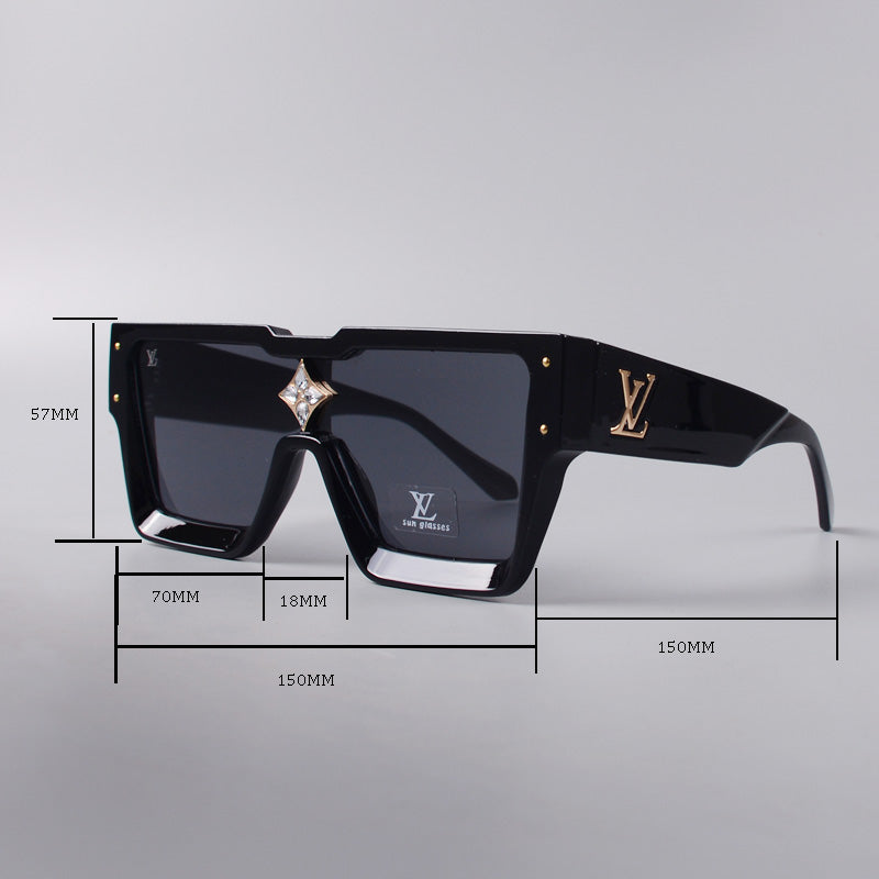 Luxury Large Frame Fashion Sunglasses窶・2978