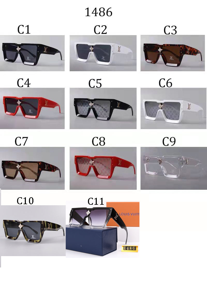 Luxury Large Frame Fashion Sunglasses窶・2978